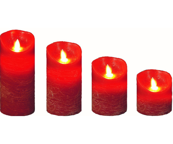 Διακοσμητικό Κερί Μπαταρίας AAA Με Κίνηση Με Θερμό Φωτισμό ,Ø 8 x 10cm