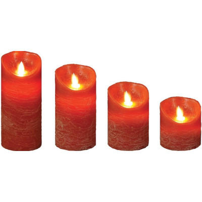 Διακοσμητικό Κερί Μπαταρίας AAA Με Κίνηση ,Ø 8 x 17,5cm