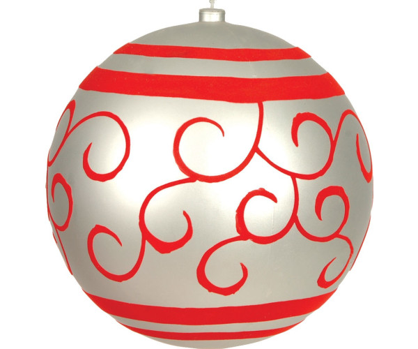 Πλαστική Χριστουγεννιάτικη Μπάλα Διακόσμησης 30cm