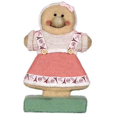 Λούτρινο Χριστουγεννιάτικο Διακοσμητικό 25(h)cm