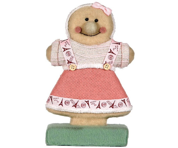 Λούτρινο Χριστουγεννιάτικο Διακοσμητικό 25(h)cm