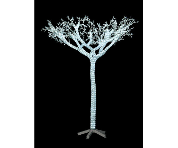 Led Φωτιζόμενο Ακρυλικό 3D Δέντρο Με 1900 Led Με Λευκό Φωτισμό,260(Η) x 120cm