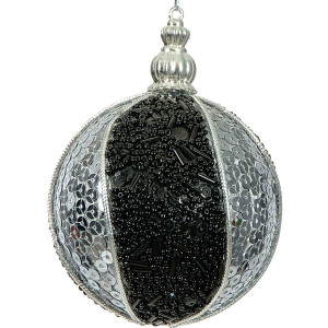 Πλαστική Χριστουγεννιάτικη Μπάλα 8cm,Σέτ/6