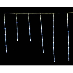 Επεκτεινόμενη Κουρτίνα Led Με Λευκό (Πάγου) Φωτισμό ,270 x 65(H)cm