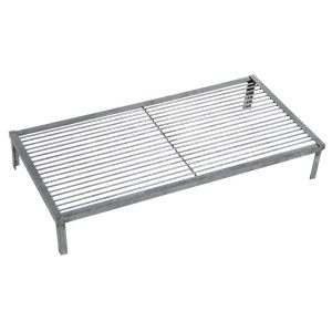 Επαγγελματική Ίσια Σχάρα Με Πόδια ,80 x 40 x 14(h)cm
