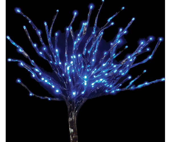 Led Φωτιζόμενο Κλαδί Με Μπλέ Φωτισμό, 60cm