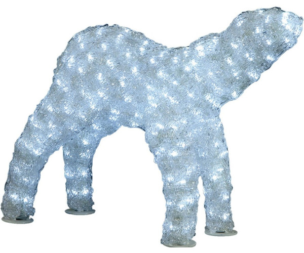 280Led 3D Φωτιζόμενο Ακρυλικό Ελάφι Με Μετασχηματιστή Ip44,45 x 35(H)cm