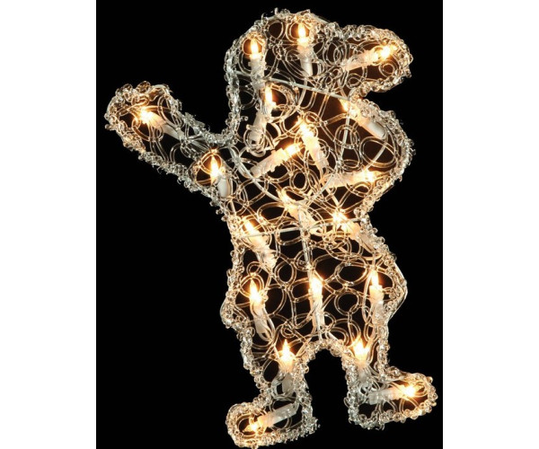 Φωτιζόμενος Ακρυλικός Άγιος Βασίλης, Με Θερμο Φωτισμό