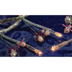 100Gs Λαμπάκια Με Ακρυλικά Σχέδια Και 8 Προγράμματα,Διάφανο - Θερμό ,Απόστασης 10 Μέτρων