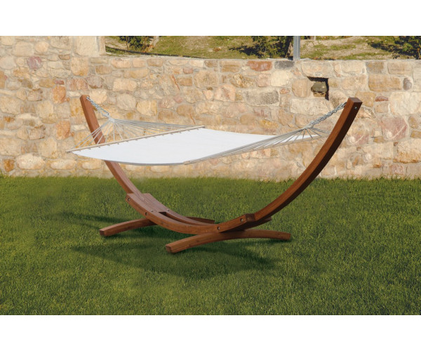 Ξύλινη Αιώρα Με Πανί 310 x 118 x 120(h)cm Ξύλινη Αιώρα Με Πανί 310 x 118 x 120(h)cm