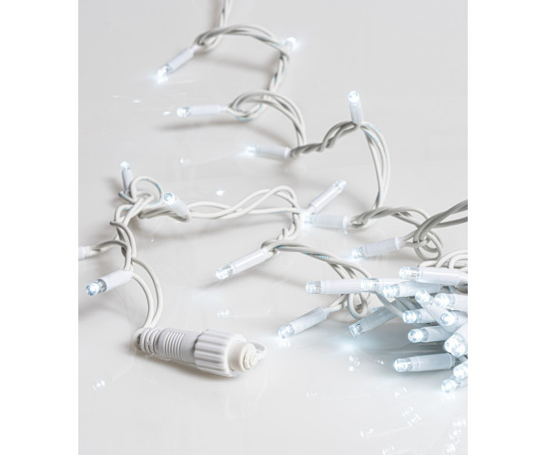 100Led Rubber Λαμπάκια Επεκτεινόμενα Με Λευκό Καλώδιο/Λευκό Λαμπάκι ,Ip44 , 10 Μέτρα (Kelvin: 6.000 - 10.000) 100Led Rubber Λαμπάκια Επεκτεινόμενα Με Λευκό Καλώδιο/Λευκό Λαμπάκι ,Ip44 , 10 Μέτρα (Kelvin: 6.000 - 10.000)