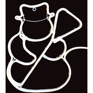 Σταθερός Χιονάνθρωπος Με Led Θερμό Φωτισμό, 50.5cm,Ip44