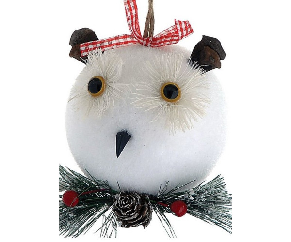 Πλαστική Χριστουγεννιάτικη Μπάλα 8cm,Σέτ/6