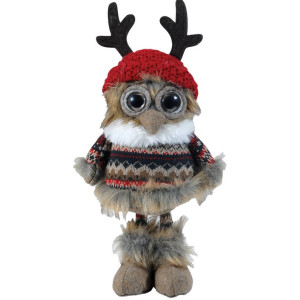 Λούτρινο Χριστουγεννιάτικο Διακοσμητικό 15 x 10 x 28(h)cm