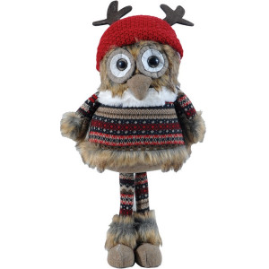 Λούτρινο Χριστουγεννιάτικο Διακοσμητικό 22 x 17 x 54(h)cm