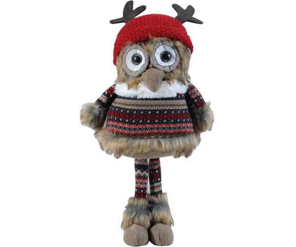 Λούτρινο Χριστουγεννιάτικο Διακοσμητικό 22 x 17 x 54(h)cm