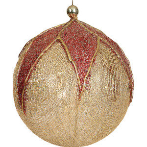 Πλαστική Χριστουγεννιάτικη Μπάλα 9cm