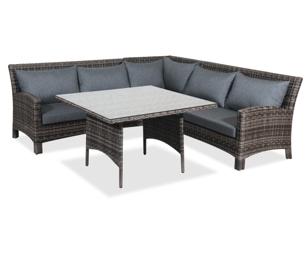 RETRO Γωνιακό Καθιστικό Σέτ Rattan 4 Τεμαχίων ,Με Αλουμίνιο Σκελετό RETRO Γωνιακό Καθιστικό Σέτ Rattan 4 Τεμαχίων ,Με Αλουμίνιο Σκελετό