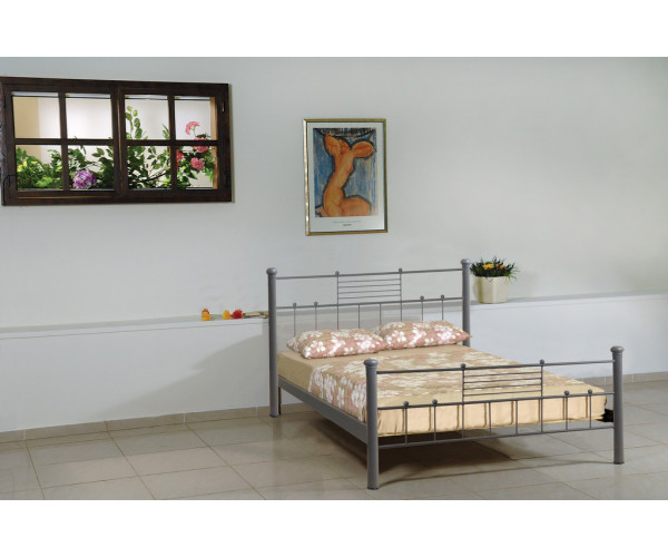 Ημίδιπλο Μεταλλικό Κρεβάτι Ευριδίκη 198 x 118cm