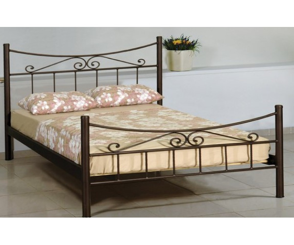Διπλό Μεταλλικό Κρεβάτι Ηρώ 198 x 148cm