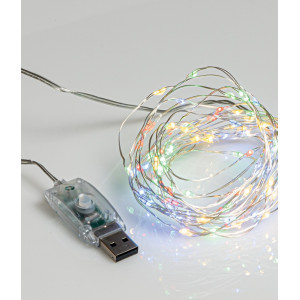 100Led Χριστουγεννιάτικα Φωτάκια Copper Με Usb Σύνδεση Και Προγράμματα