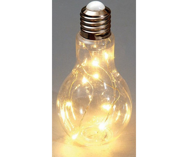 Χριστουγεννιάτικη Λάμπα Μπαταρίας Με 10Led Θερμό Φωτισμό 10 x 20cm Χριστουγεννιάτικη Λάμπα Μπαταρίας Με 10Led Θερμό Φωτισμό 10 x 20cm