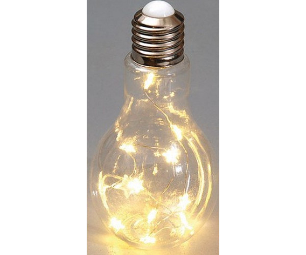 Χριστουγεννιάτικη Λάμπα Μπαταρίας Copper Με 10Led Θερμό Φωτισμό 10 x 20cm Χριστουγεννιάτικη Λάμπα Μπαταρίας Copper Με 10Led Θερμό Φωτισμό 10 x 20cm