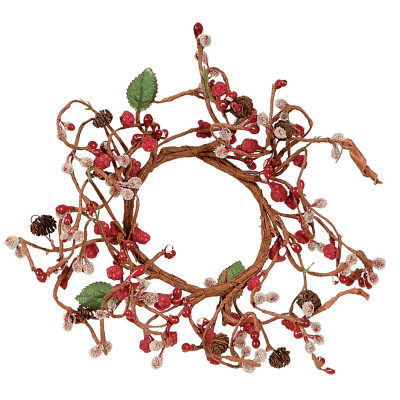 Χριστουγεννιάτικο Διακοσμητικό Στεφάνι 10cm