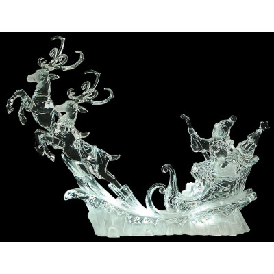 Ακρυλικό Επιτραπέζιο Διακοσμητικό Έλκυθρο Με Φώς Μπαταρίας,40(Η)cm