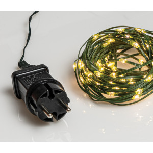 200Led Λαμπάκια Copper Θερμού Φωτισμού Με Μετασχηματιστή Και Πρόγραμμα,20 Μέτρα (Kelvin: 2.500 - 2.800)