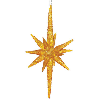 Γυάλινο Κρεμαστό Χριστουγεννιάτικο Στολίδι 16cm