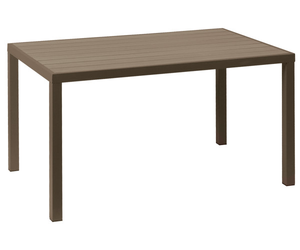 Παραλ/μο Τραπέζι Αλουμινίου Με Καφέ Pollywood 154 x 84 x 72(H)cm Παραλ/μο Τραπέζι Αλουμινίου Με Καφέ Pollywood 154 x 84 x 72(H)cm
