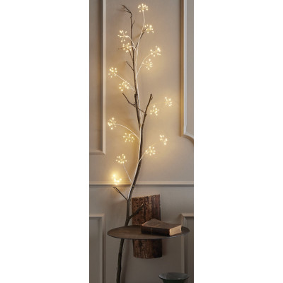 Led Φωτιζόμενη Χριστουγεννιάτικη Γιρλάντα Με 150Led Και Θερμό Φωτισμό 120cm ,Ip44