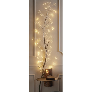 Led Φωτιζόμενη Χριστουγεννιάτικη Γιρλάντα Με 480Led Και Θερμό Φωτισμό 180cm ,Ip44