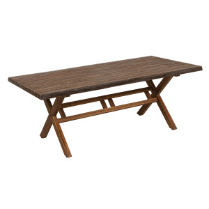 Σταθερό Παραλληλόγραμμο Τραπέζι Acacia Wood 200 x 100 x 76(h)cm