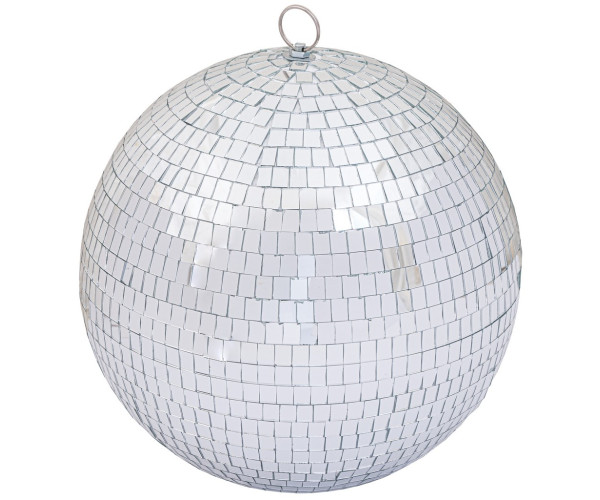 Ασημί Disco Πλαστική Χριστουγεννιάτικη Μπάλα 40cm