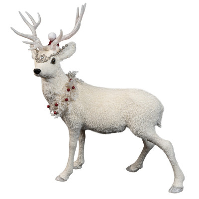 Χριστουγεννιάτικο Διακοσμητικό Ελάφι 63 x 34 x 75(h)cm