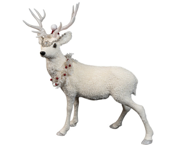 Χριστουγεννιάτικο Διακοσμητικό Ελάφι 63 x 34 x 75(h)cm