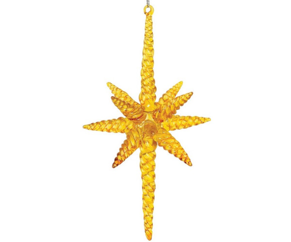 Γυάλινο Κρεμαστό Χριστουγεννιάτικο Στολίδι 16cm