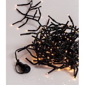1000Led Λαμπάκια Φοίνικας Επεκτεινόμενα Ip44 ,Με Πράσινο Καλώδιο/Θερμό(Warm) Λαμπάκι , 16,6 Μέτρα (Kelvin: 3.000 - 4.000)