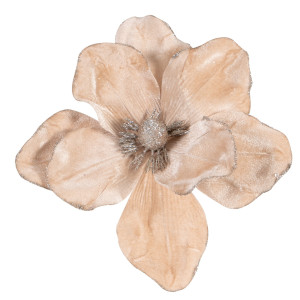 Σαμπανί Χριστουγεννιάτικο Διακοσμητικό Λουλούδι 30cm