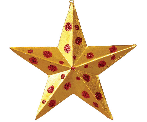 Χριστουγεννιάτικη Κορυφή Δέντρου Αστέρι 25cm