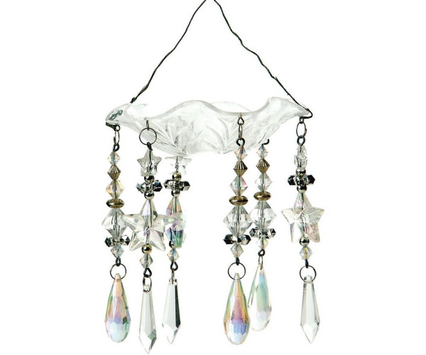 Γυάλινο Κρεμαστό Χριστουγεννιάτικο Στολίδι 12cm