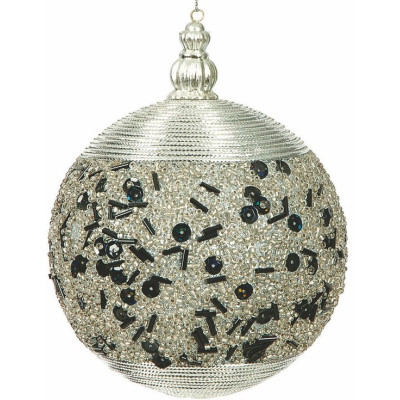 Πλαστική Χριστουγεννιάτικη Μπάλα 8cm,Σέτ/6