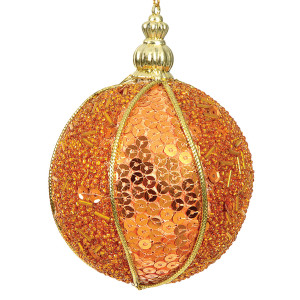 Πλαστική Χριστουγεννιάτικη Μπάλα 8cm,Σέτ/6