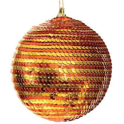 Πλαστική Χριστουγεννιάτικη Μπάλα 10cm,Σέτ/4