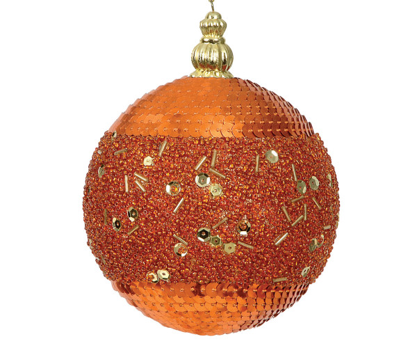 Πλαστική Χριστουγεννιάτικη Μπάλα 10cm,Σέτ/4