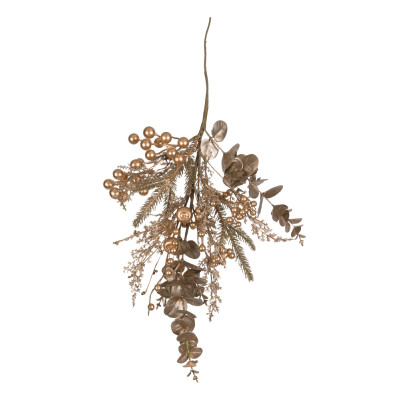 Χριστουγεννιάτικο Κλαδί Γκί Χρυσό 80cm