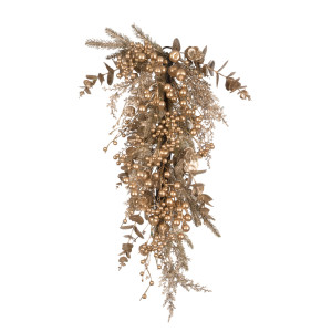 Χριστουγεννιάτικο Κλαδί Δάκρυ Με Γκι 70cm