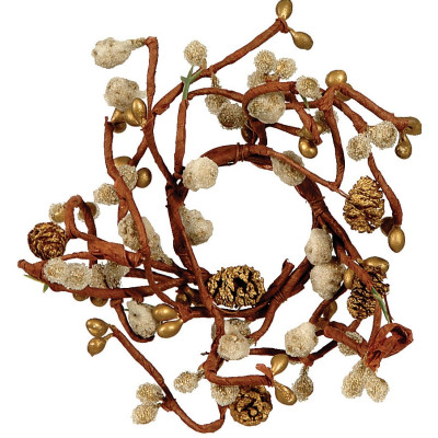 Χριστουγεννιάτικο Διακοσμητικό Στεφάνι 10cm